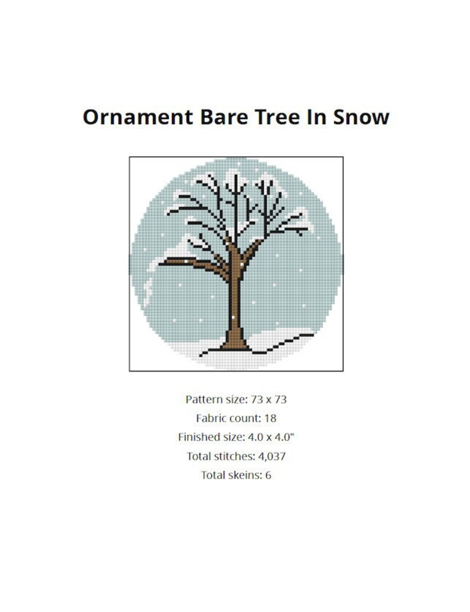 Christmas Ornament Needlepoint Chart Digital Download Needlepoint