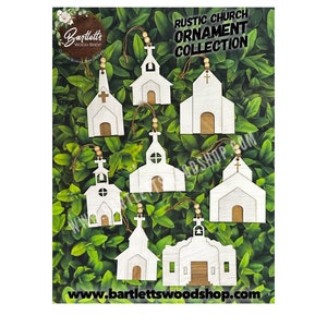 Rustic Church Ornaments