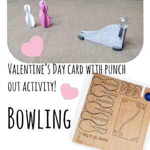 DateiNUR | Valentinstagskarte Schule | Bowle |3 mm nur | DIGITALE SVG-DATEI | Laser Cutter | Glühschmiede | Murmelspiel | Aktivität ausstanzen