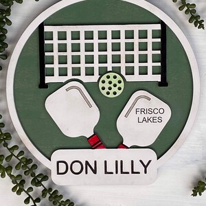 FILEOnly | Pickleball door | wall hanger | DIGITAL SVG FILE  | Laser | Glowforge Cutter diy | Sports | Wall | Bedroom Decorations