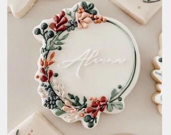 Floral Half Circle