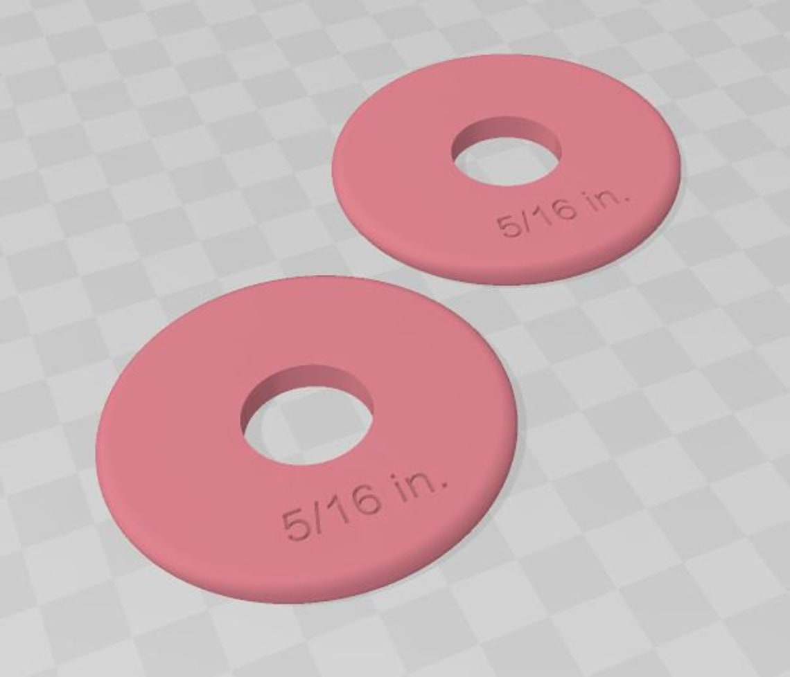 5/16 Rolling Pin Guides STL File Etsy