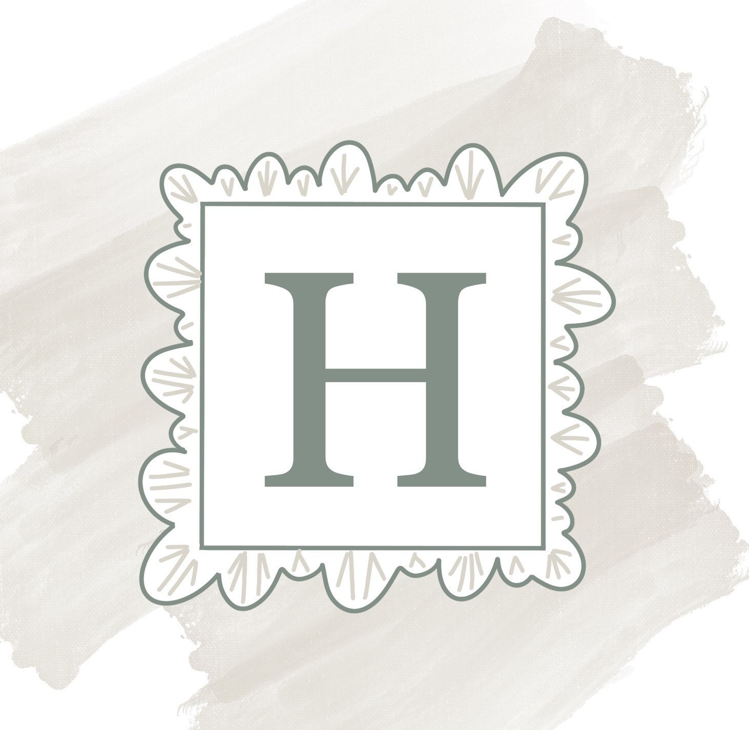 Square Ruffle Plaque - Etsy