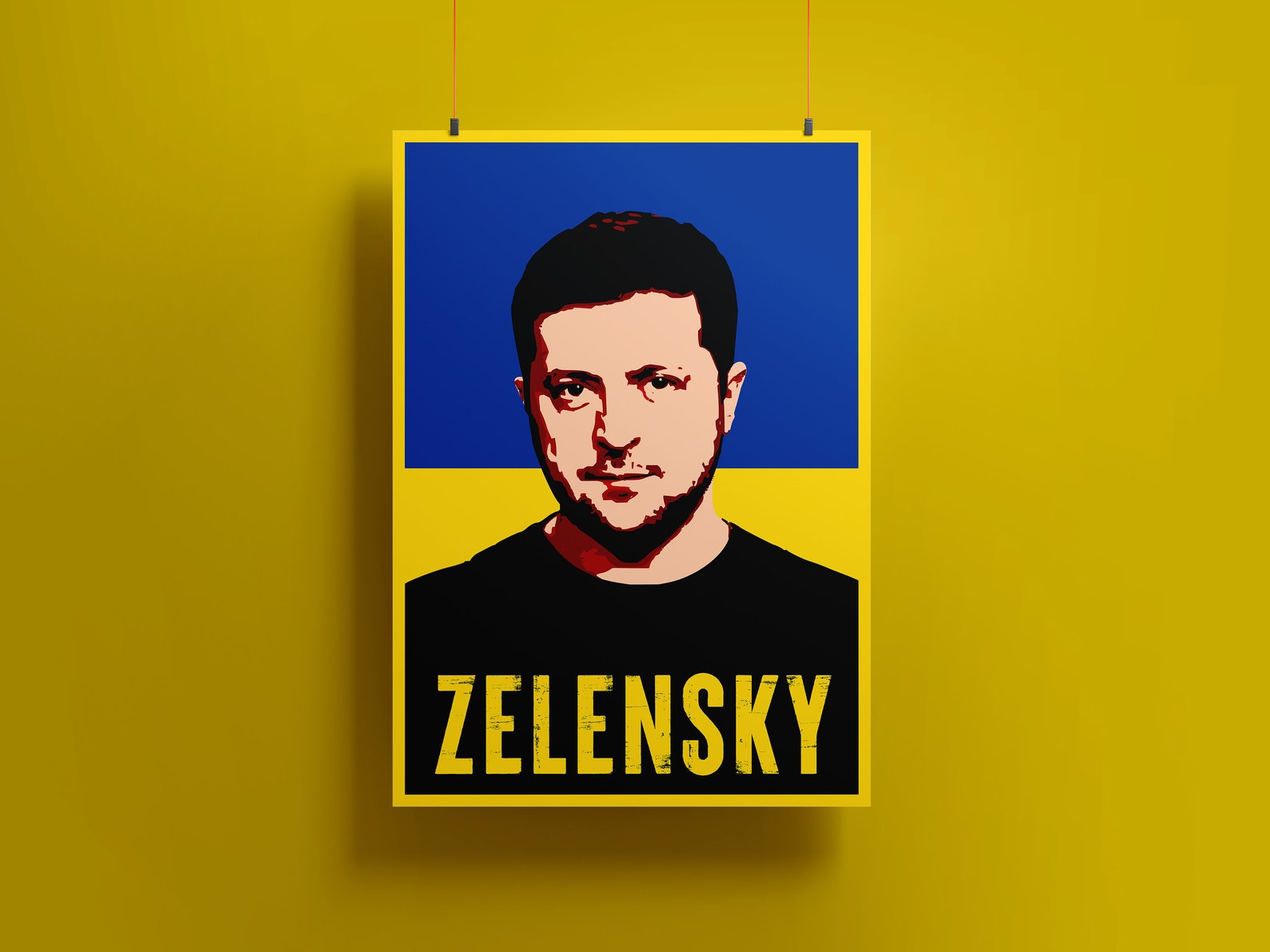 Zelensky, President, Ukraine, Zelenskyy Poster, Ukrainian President, UA ...