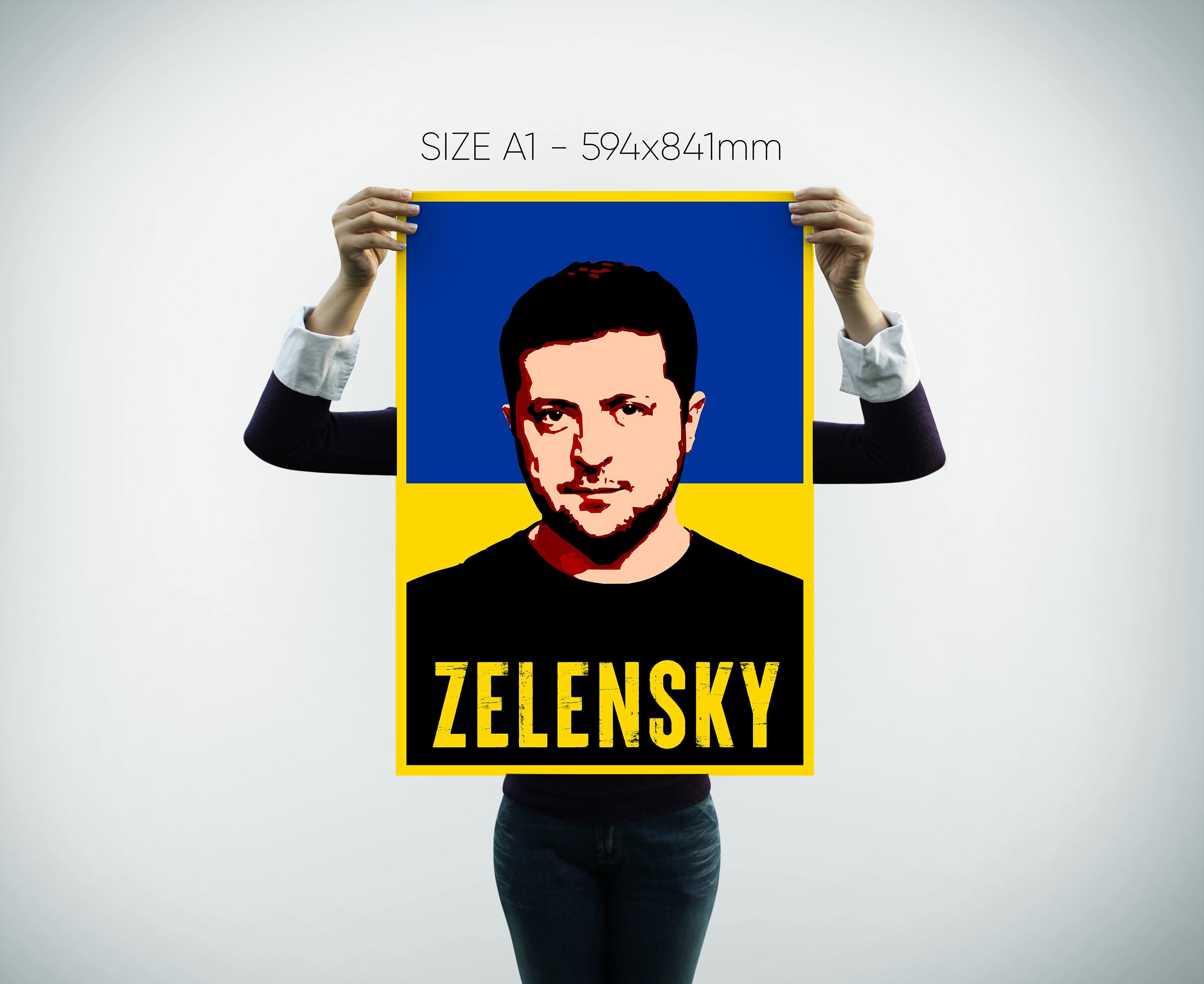 Zelensky, President, Ukraine, Zelenskyy Poster, Ukrainian President, UA ...