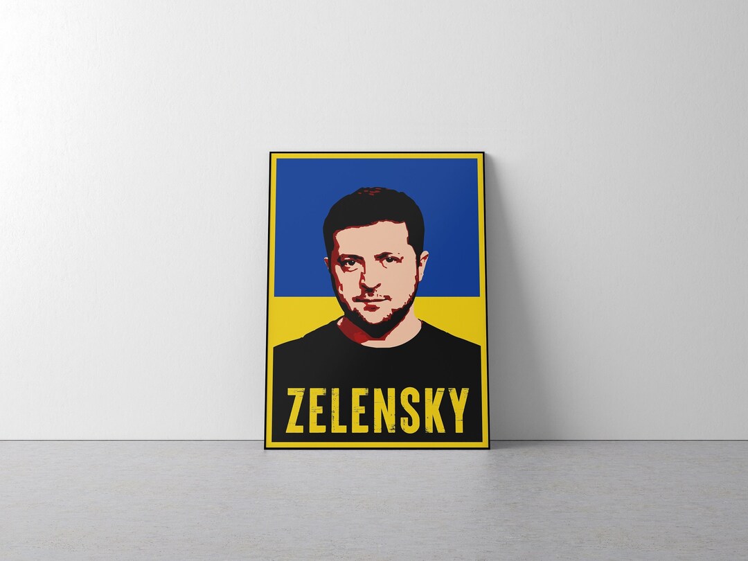 Zelensky, President, Ukraine, Zelenskyy Poster, Ukrainian President, UA ...