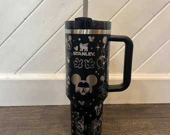 Disney Mickey Mouse Wrap around Engraved Stanley 40 oz cup - Customizable