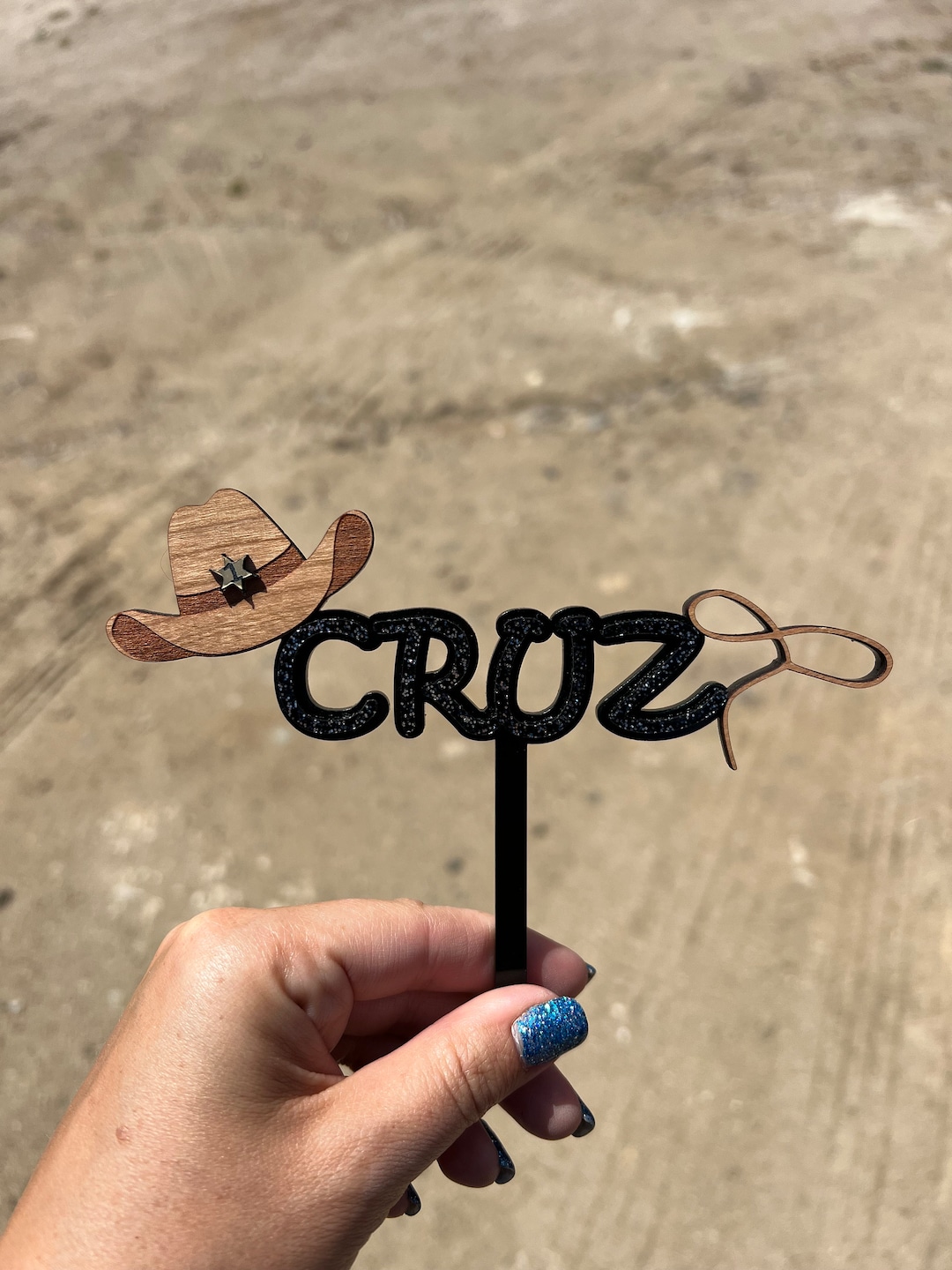 Western Cake Topper- Rustic, Rodeo, Birthday - Etsy