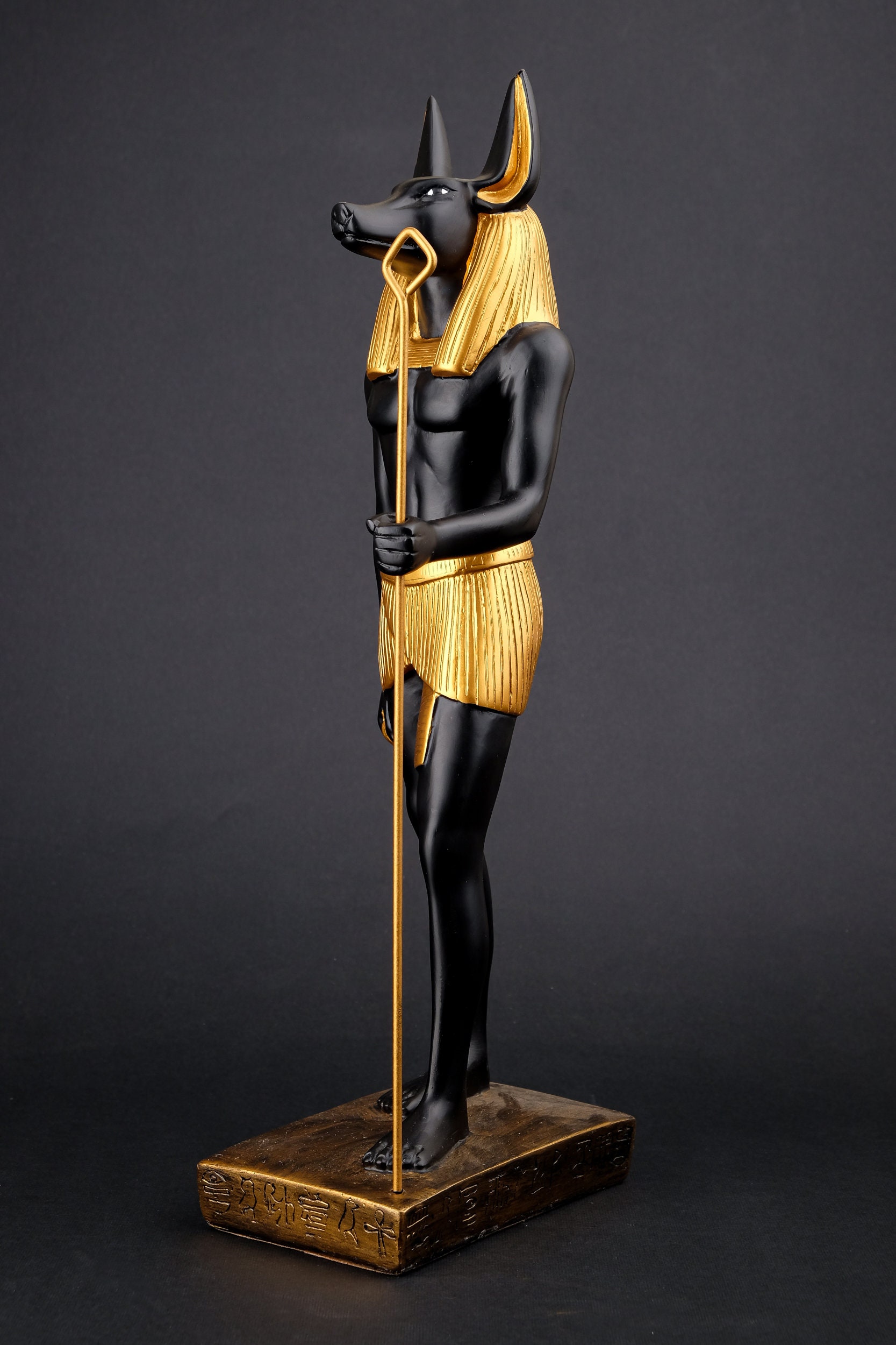 A Unique Ancient Egyptian Statue of Anubis Jackal God of Etsy