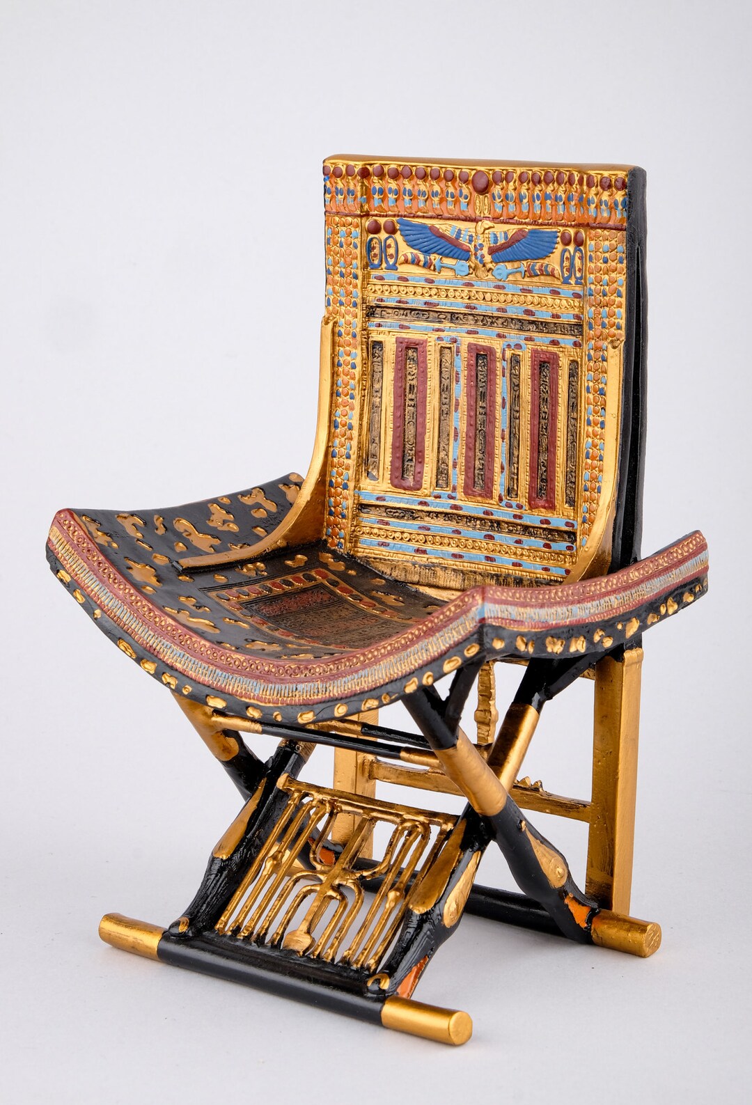 Gorgeous King Tutankhamun Throne Handmade From Poly Stone - Etsy