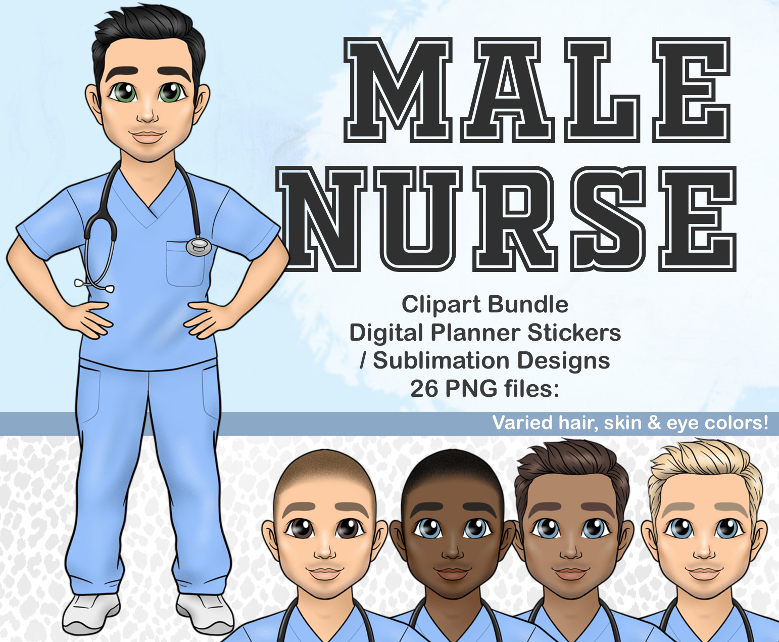 Male Nursing Clip Art