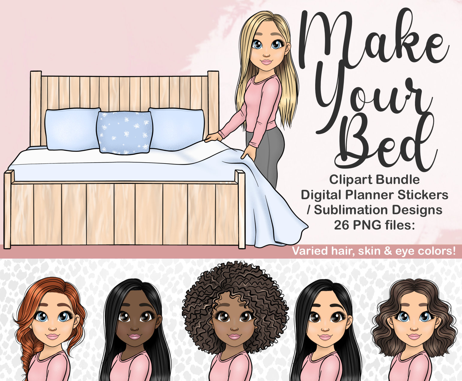 make your bed clipart