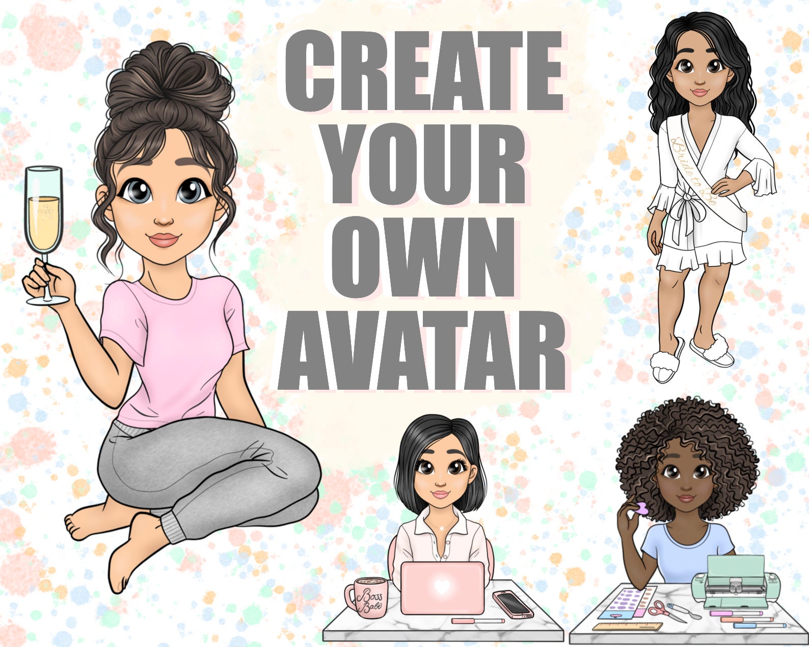 Custom Personalised Cartoon Avatar Cute Activity Planner - Etsy Ireland