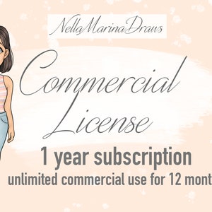 Licencia comercial para reventa y uso comercial - Suscripción de 1 año