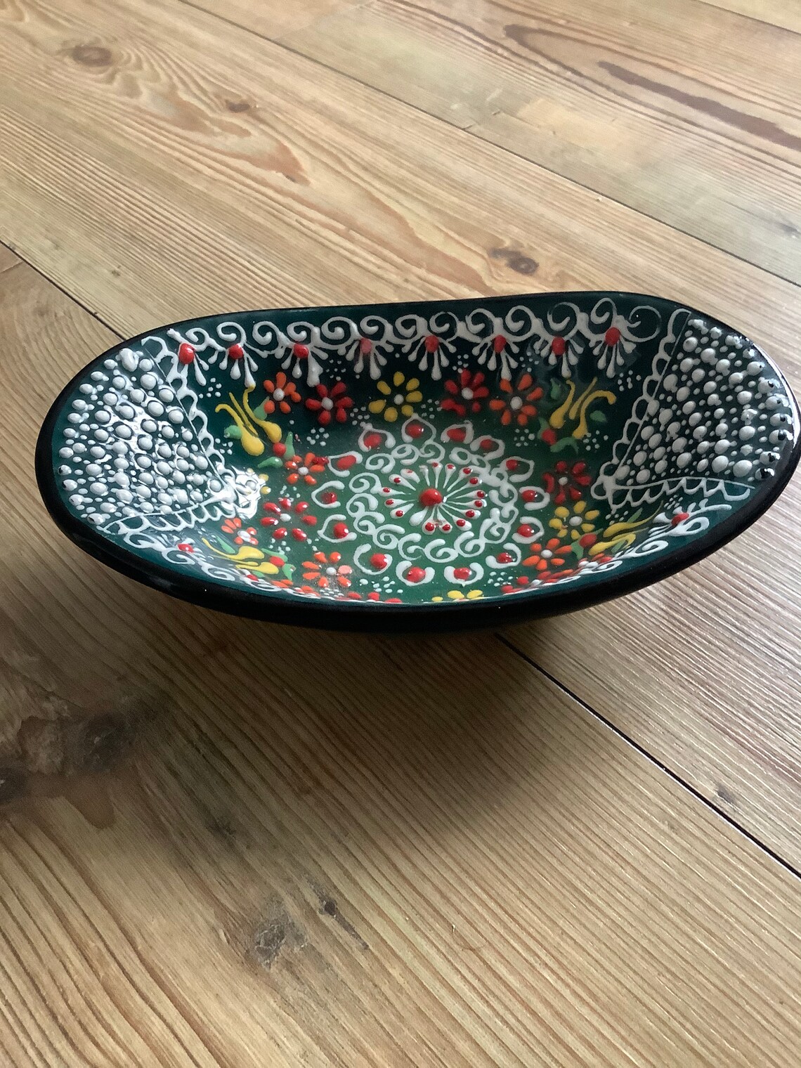 Oval fruit bowl 19cm Etsy