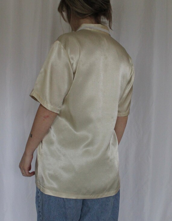 Satin pajama top - image 5