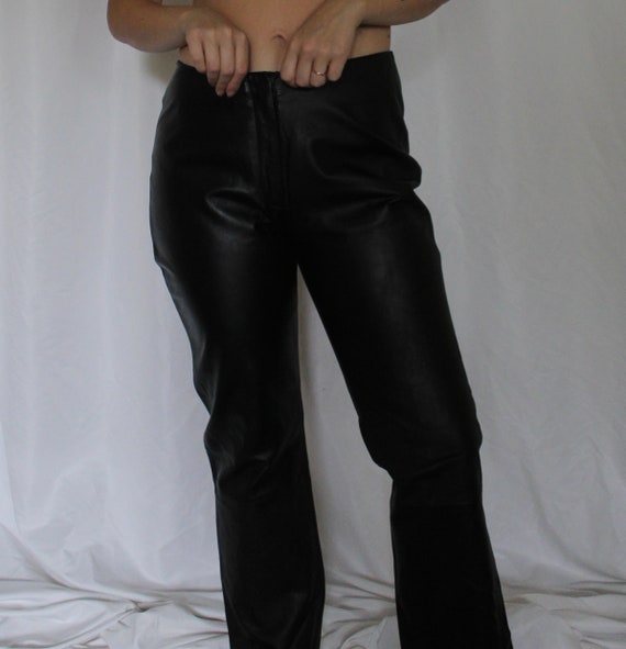 Italian leather pants