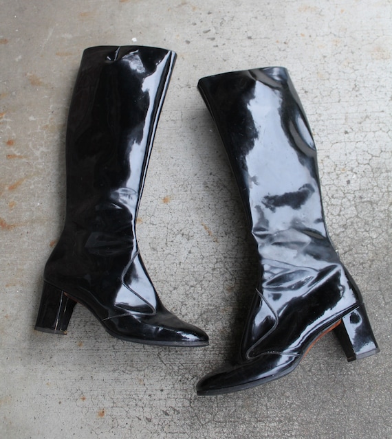 Leather riding boot