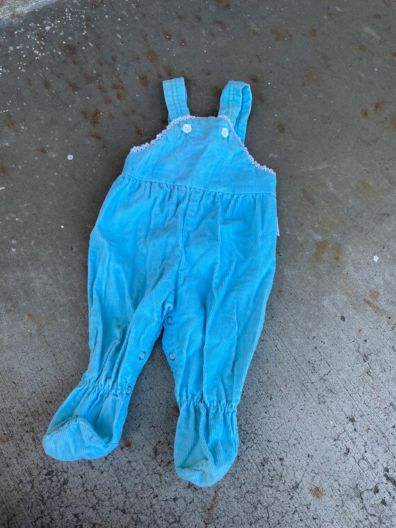 Blue corduroy overalls (baby)