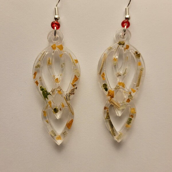Sacred medicines earrings. Free shipping. Indigenous artist