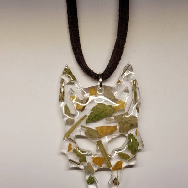 Wolf Sacred medicines necklace . Free shipping. Indigenous artist