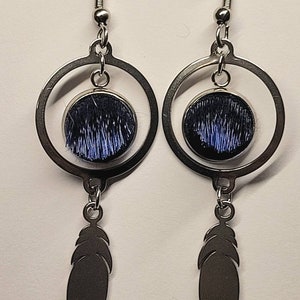 Se@l earrings. Free shipping. indigenous artist.