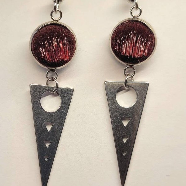 Se@l earrings. Free shipping. indigenous artist.