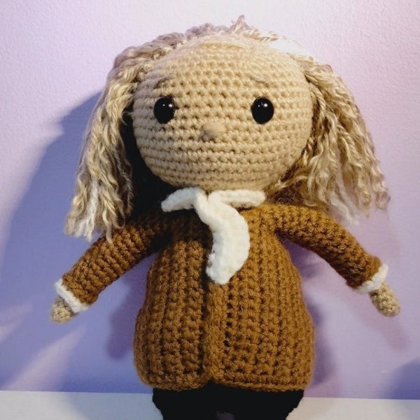 Pattern for Benjamin Franklin Crochet Doll
