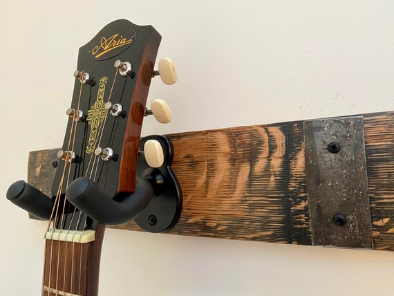 Rustic guitar cheap wall mount