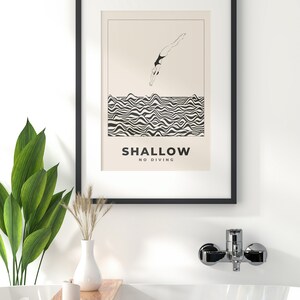 Mid Century Modern Bathroom Art Print, Bathroom Digital Download Wall ...