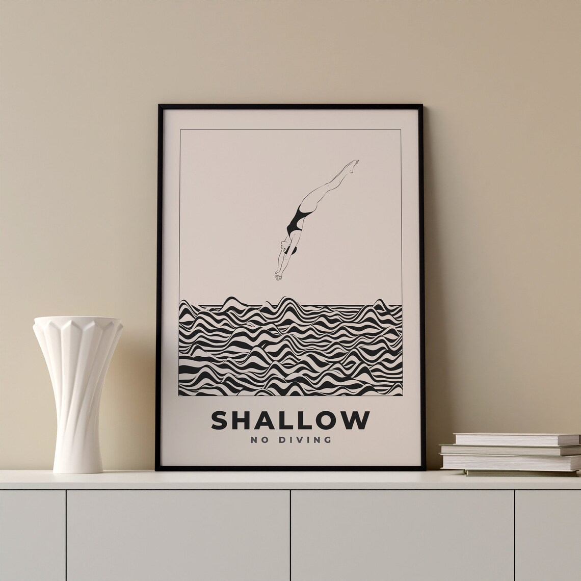 Mid Century Modern Bathroom Art Print Bathroom Digital - Etsy