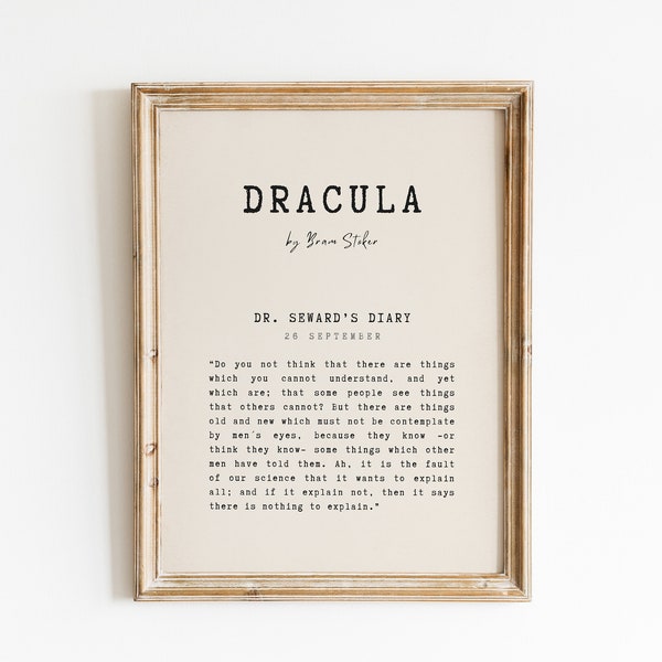 Dracula, Impression de livre, Page de livre, Bram Stoker, Livre d’art mural, Affiche d’art mural Dracula, Affiche de livre, Mid Century Modern, Téléchargement numérique