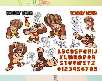 Download Donkey Kong Png Etsy