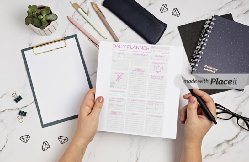 Digital Wellness & Goal Planner | Instant Download - Etsy