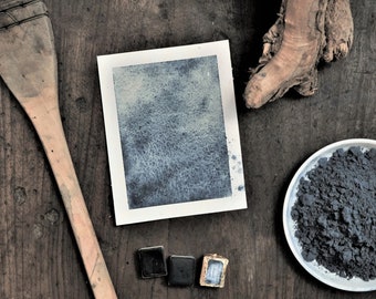 Vivianita auténtica - Acuarelas artesanales para artistas - Pigmentos minerales puros - Paleta de arte hecha a mano para pintar