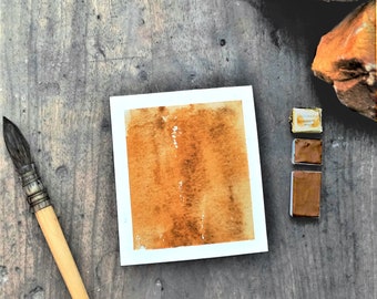 Echter Ozokerit - handgefertigte Aquarellfarben - mineralische Natur- und Erdpigmente