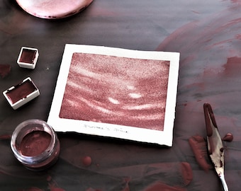 Potter's Pink PR233 - Handmade watercolors Historical pigments art paints