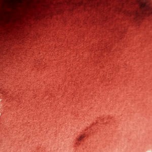 May include: Close-up of a textured, reddish-brown surface. The color appears to be a deep, warm tone, with subtle variations in shade across the surface. The texture is soft and slightly uneven, suggesting a fabric or felt-like material.
