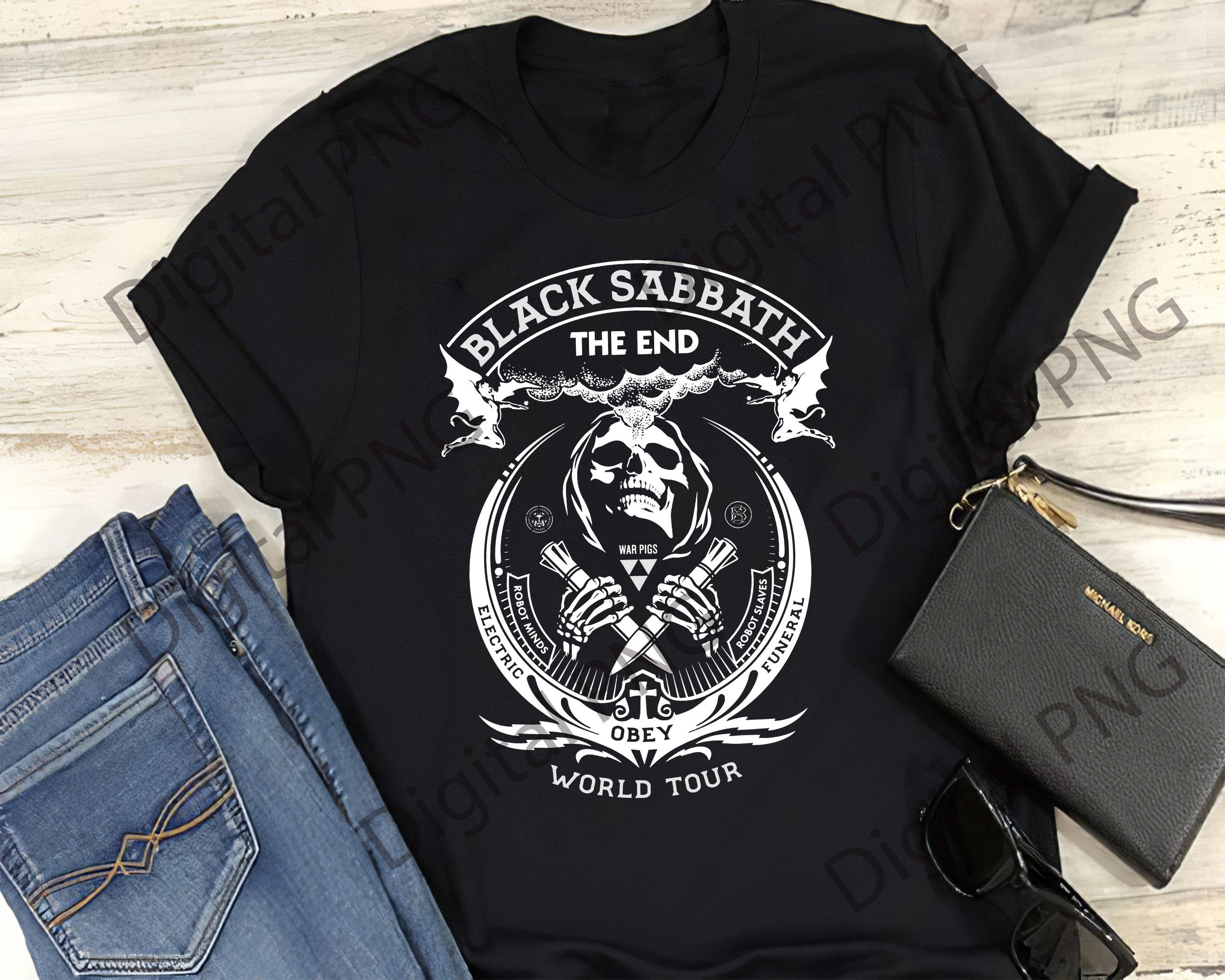 BLACK SABBATH Rock Bands designs Png |classic rock Band Design | Rock Digital Download