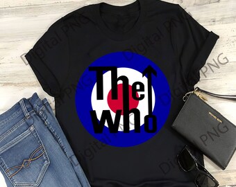 Thewho Rock Bands designs Png |classic rock Band Design | Rock Digital Download