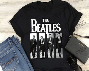 The Beatles Rock Bands designs Png |classic rock Band Design | Rock Digital Download