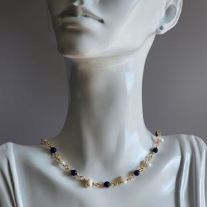 Lapis Lazuli and Pearl necklace