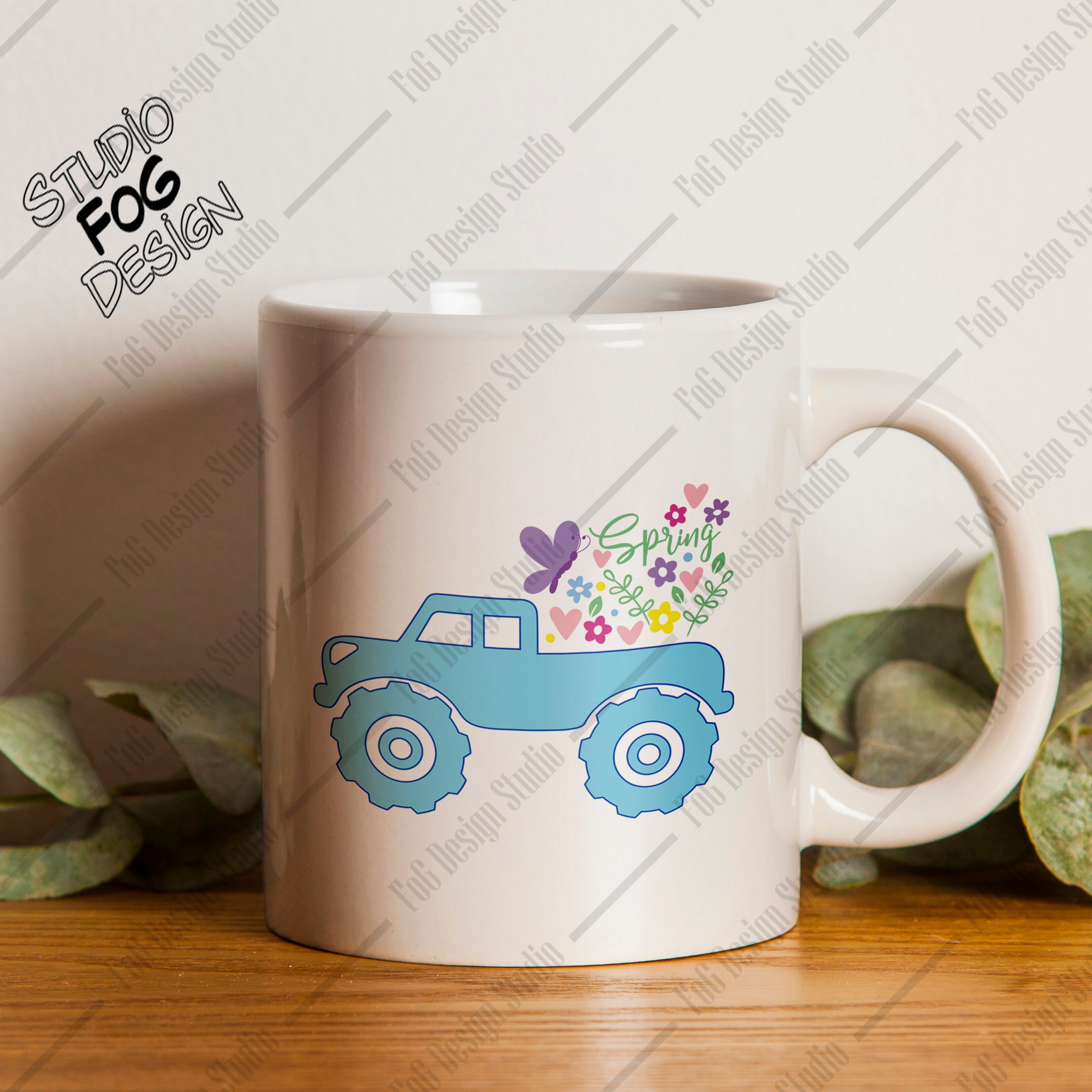 Spring truck svg flower truck svg spring svg vintage truck | Etsy