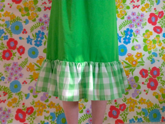 Vintage Shirt and Skirt Set Handmade 1970s 70s wi… - image 3