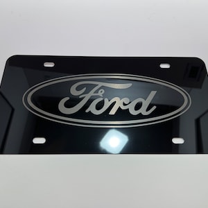 Ford Vanity Decorative License Plate .045 mm thickness
