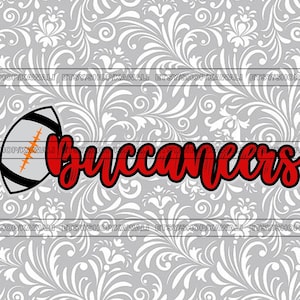 Buccaneers Football SVG, Buccaneers SVG, Buccaneers png, School Spirit SVG, team mascotte SVG, SVG-bestand voor Cricut, sublimatie png-ontwerp