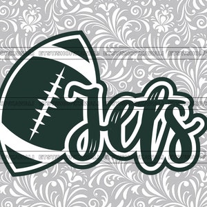 Jets voetbal svg, Jets svg, Jets png, School Spirit svg, team mascotte svg, Svg-bestand voor Cricut, sublimatie PNG-ontwerp