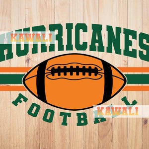 Hurricanes svg, Hurricanes Football Team svg, School Spirit svg, Mascote do time svg, Arquivo svg para Cricut, Design PNG de sublimação