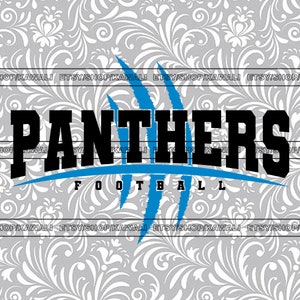Fútbol de los Panthers svg, Panthers svg, Panthers png, School Spirit svg, Team Mascot svg, Archivo Svg para Cricut, Diseño PNG de sublimación