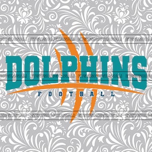 Delfine Fußball svg, Delfine svg, Delfine png, Schulgeist svg, Team Maskottchen svg, Woller-Svg-Datei für Cricut, Sublimation PNG Design